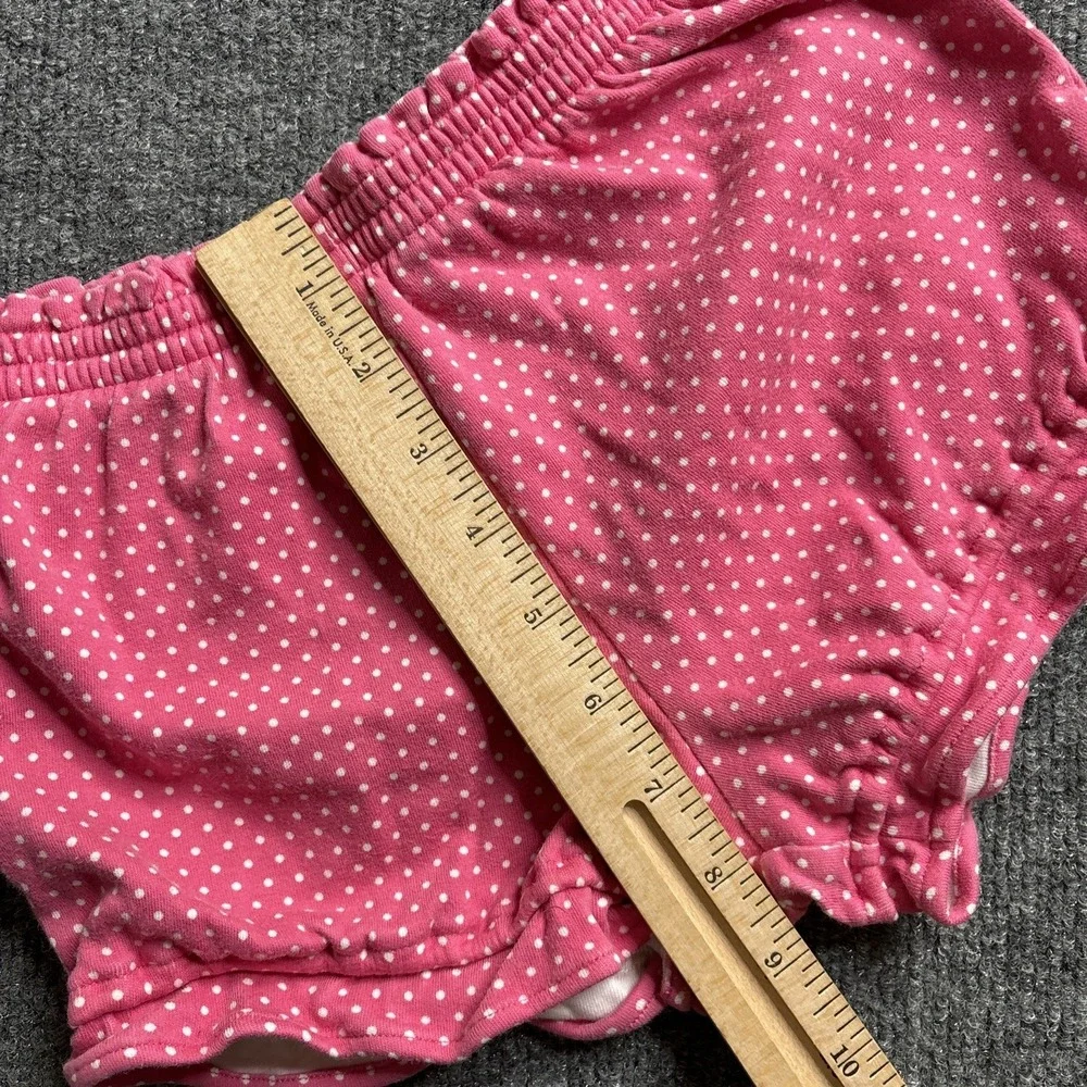 Vintage Gymboree Bubble Shorts Pink Dots XS Strawberry Rainbow Tag READ